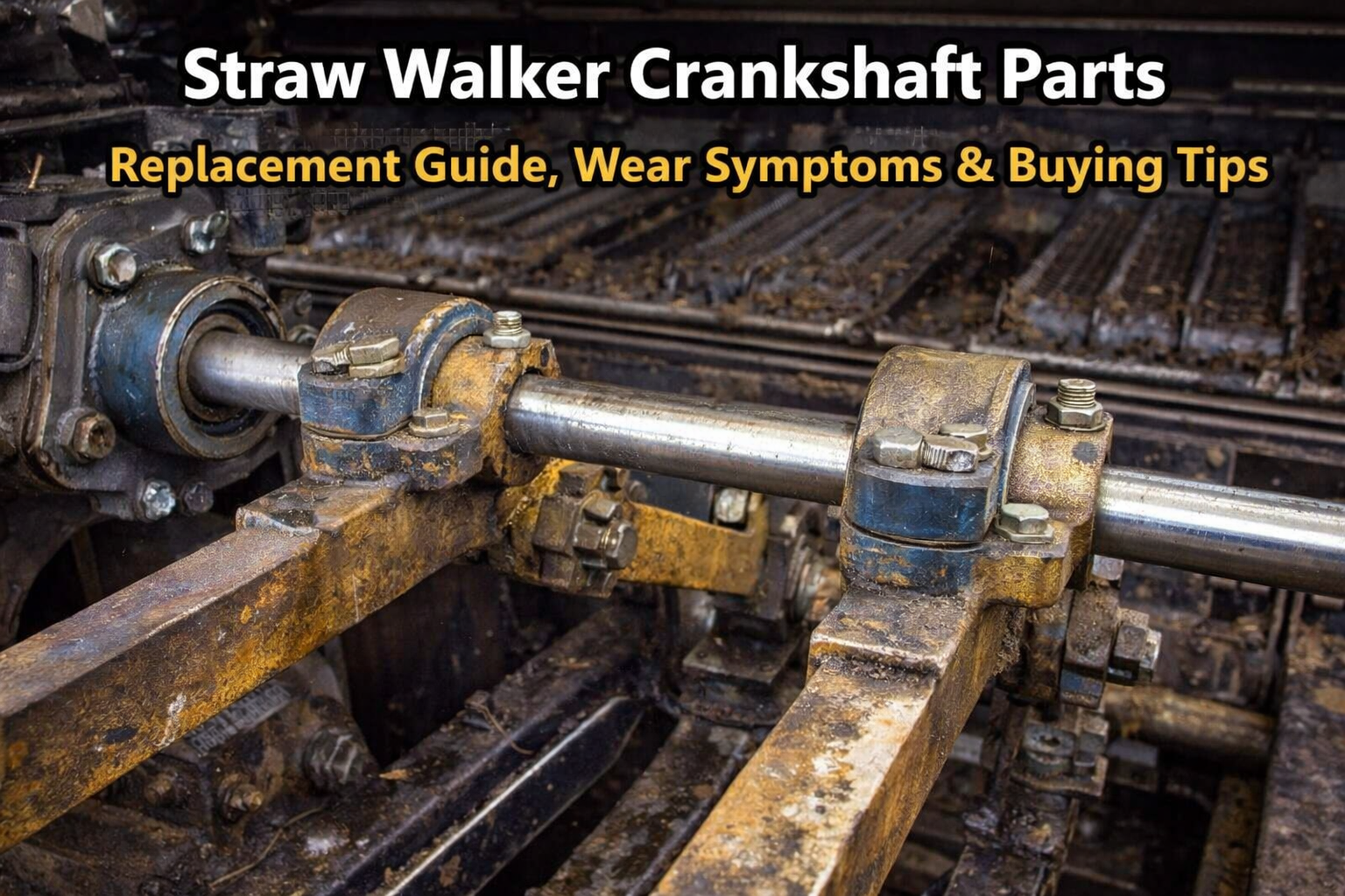 Replacement Guide & Damage Symptoms for Combine Harvester Parts