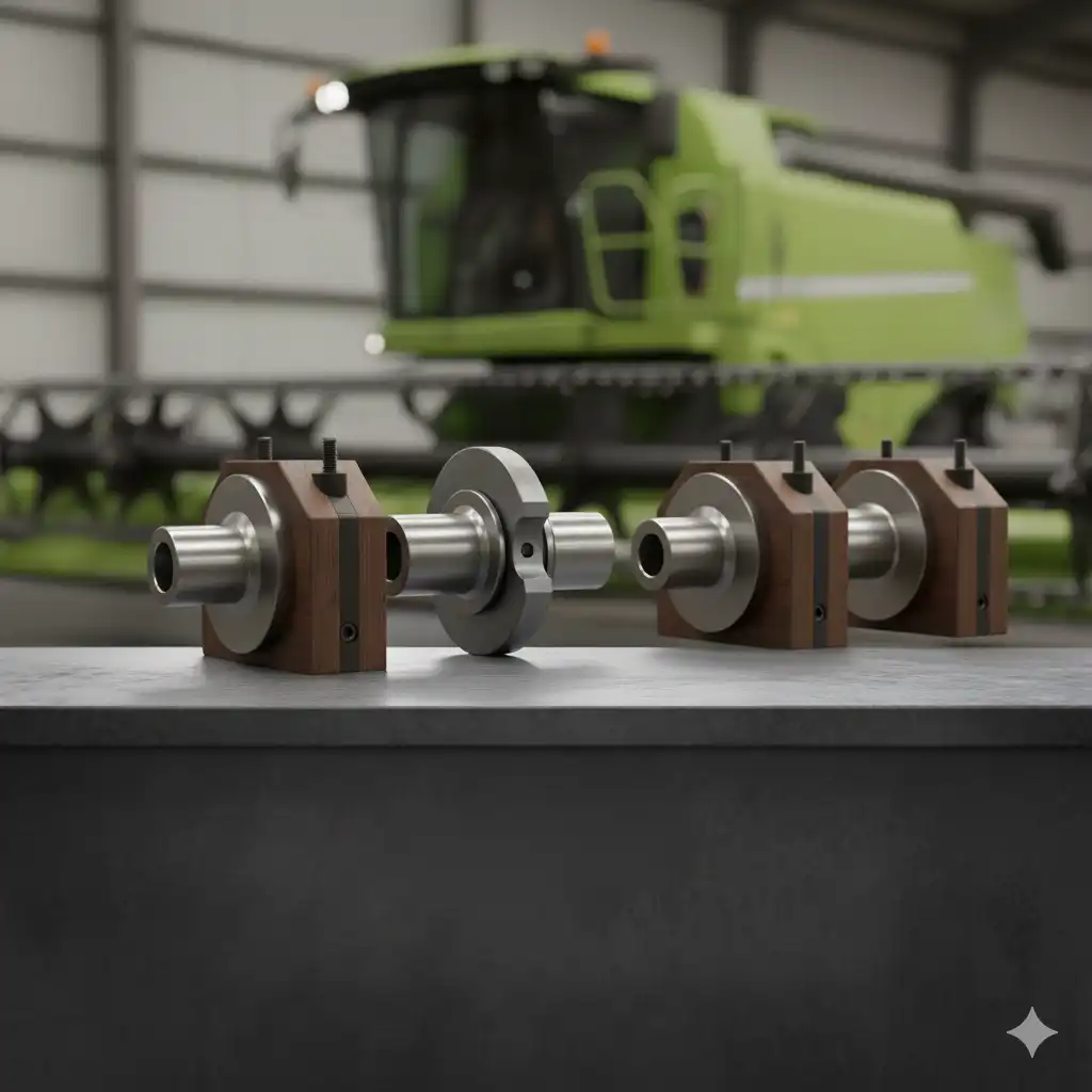 Straw Walker Crank Shaft - Combine Crank Shaft